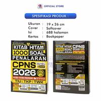Gambar Buku Tes CPNS 2026 / Kitab Hitam 1000 Soal Penalaran CPNS 2026 Kisi Kisi Resmi TIU TKP TWK dari Pustaka Baru Press Kab. Bantul 3 Tokopedia