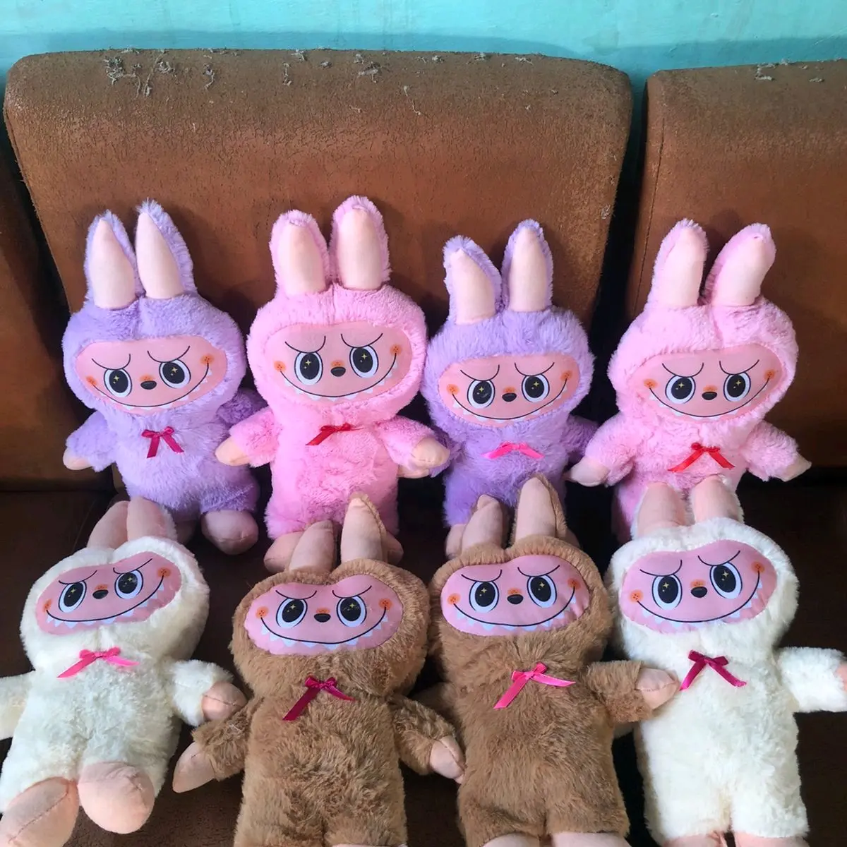 Boneka Labubu Viral Murah size m  35cm berbahan halus premium