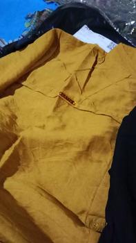 Product Review of ROSELLA BLOUSE POLO LINEN . baju Atasan Santai from r**0 2