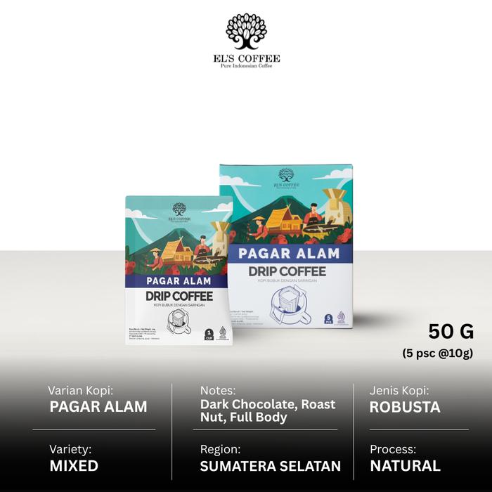 Gambar El's Coffee Drip Kopi Pagar Alam dari El's Coffee Kota Bandar Lampung Tokopedia