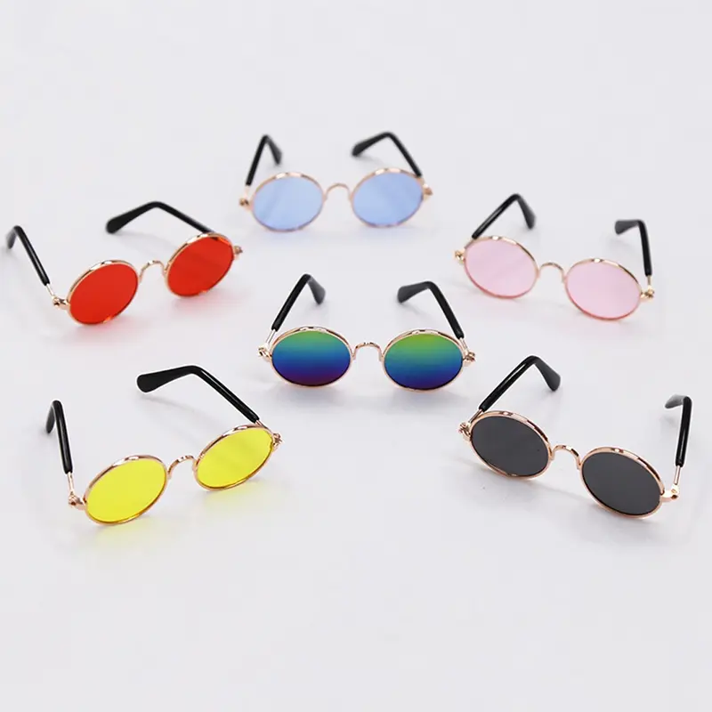 KACAMATA KUCING ANJING - Kacamata Gaya Keren Aksesoris Hewan Foto Fashion Kucing Anjing Pet Sunglasses Hewan Peliharaan 3