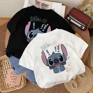 KOREA STYLE Baju Kaos Anak Usia 1-13 tahun motif EMOT STITCH Lucu cotton combad 100% real pict - BAJU ANAK OVERSIZE KAOS ANAK KEKINIAN FASHION ANAK bayar ditempat