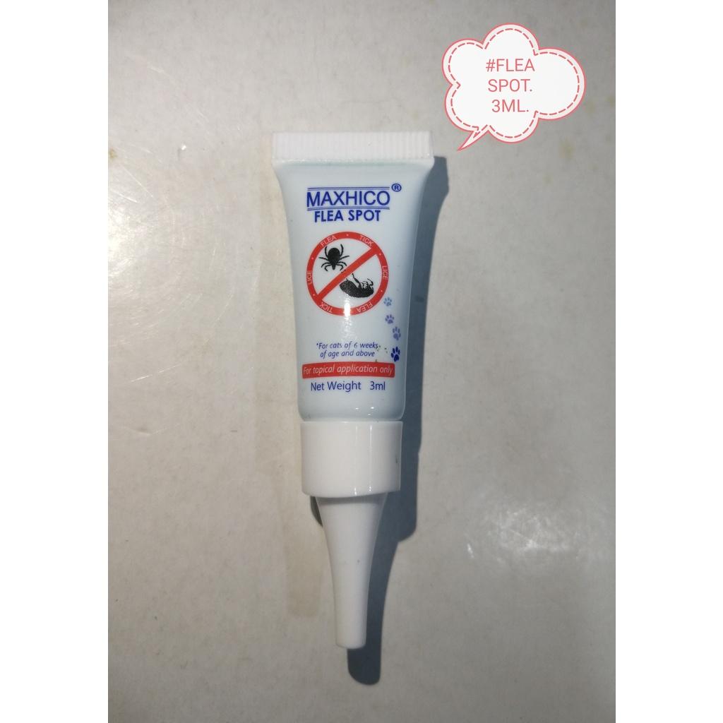 Maxhico Flea Spot 3ml Cat Tick Lice Topical Parasite Treatment Kutu Kucing