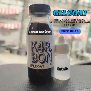 Gelcoat Hitam Untuk Lapisan Skinning Carbon Forged dan Fiber