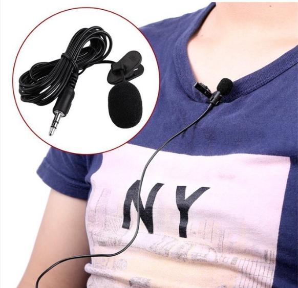 Micrô Lavalier Để Ghi Âm Trực Tiếp, Chính Hãng, Lucky Pluspower, 3.5Mm, Mini Studio, Giọng Nói, Kẹp Trên Ve Áo Cho PC 1