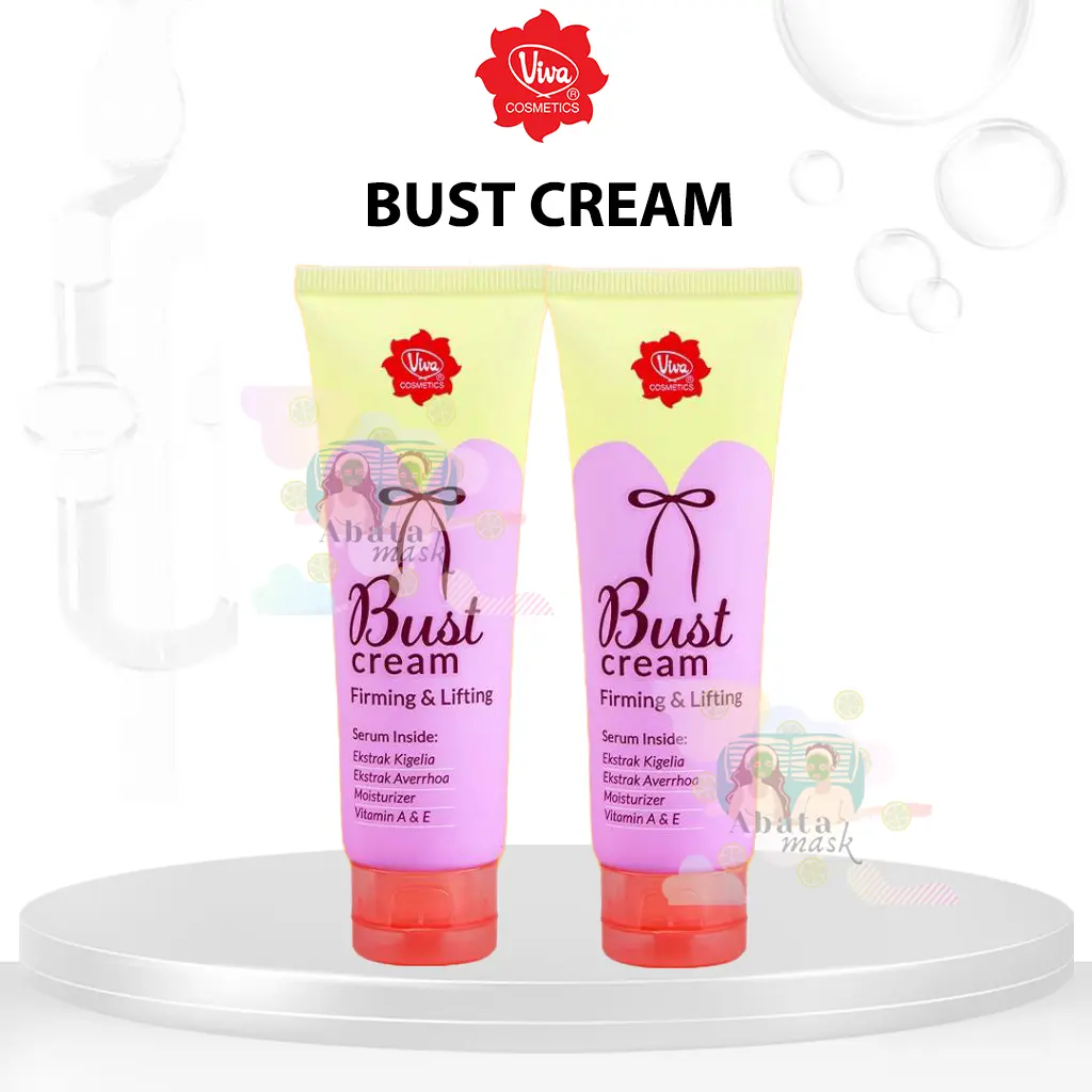Viva Queen Bust Cream with VIT A, E, Moisturizer, Extract Averrhoa & Kigelia - 40 gr