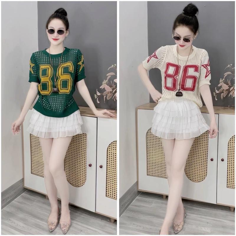 [S1 CÓ BIGSIZE 40-65kg] Set Áo Len Qc Kèm Chân Váy Tầng Kho Sỉ Bảo Ngọc