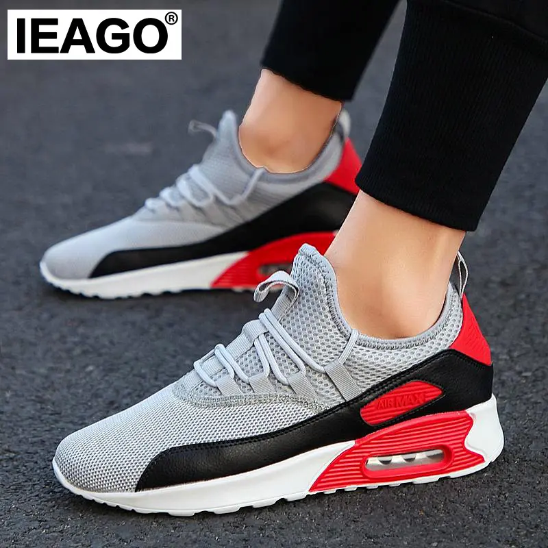 IEAGO Original men's sports casual breathable shoes non-slip wear-resistant running sneakers
