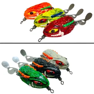 SOFT FROG SISANGAR UKURAN 3,5CM SUARA BERISIK SEPERTI JAWS