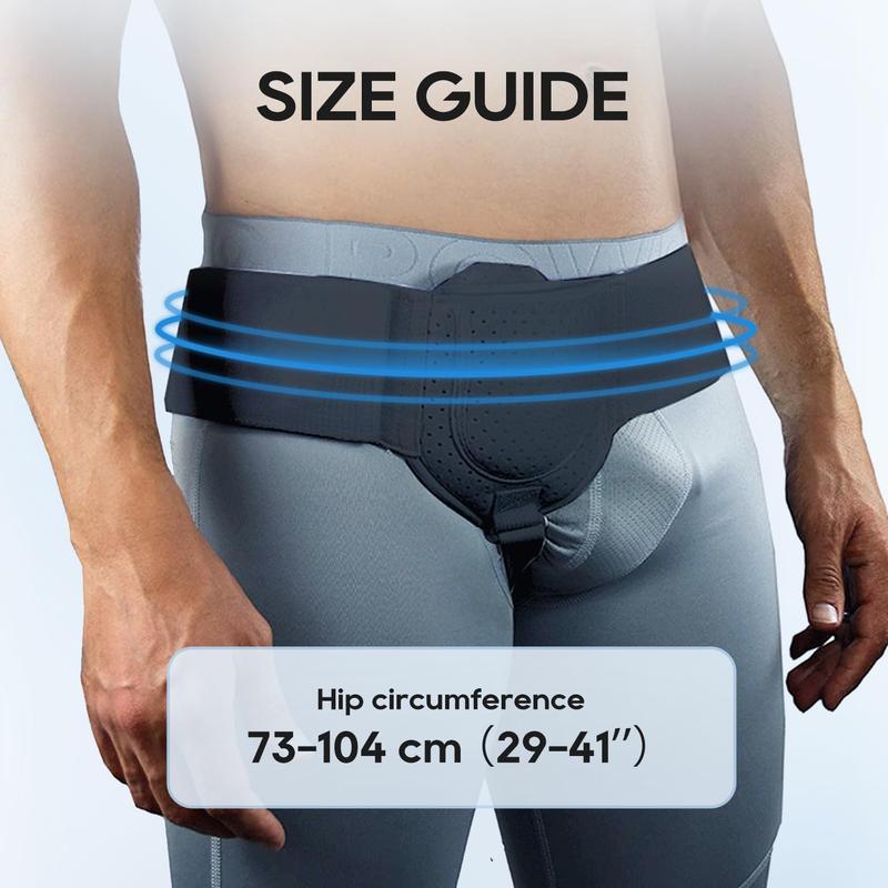 Product Introduction of Hernia Belts for Men Inguinal, Hernia Belt for Women, Inguinal Hernia Support for Men, Hernia Truss for Left or Right Side, Groin Belt, Adjustable Waist Strap with Removable Compression Pads 5