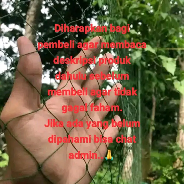 jaring pagar ayam ukuran 1.5m x 100meter lubang 4inc 3