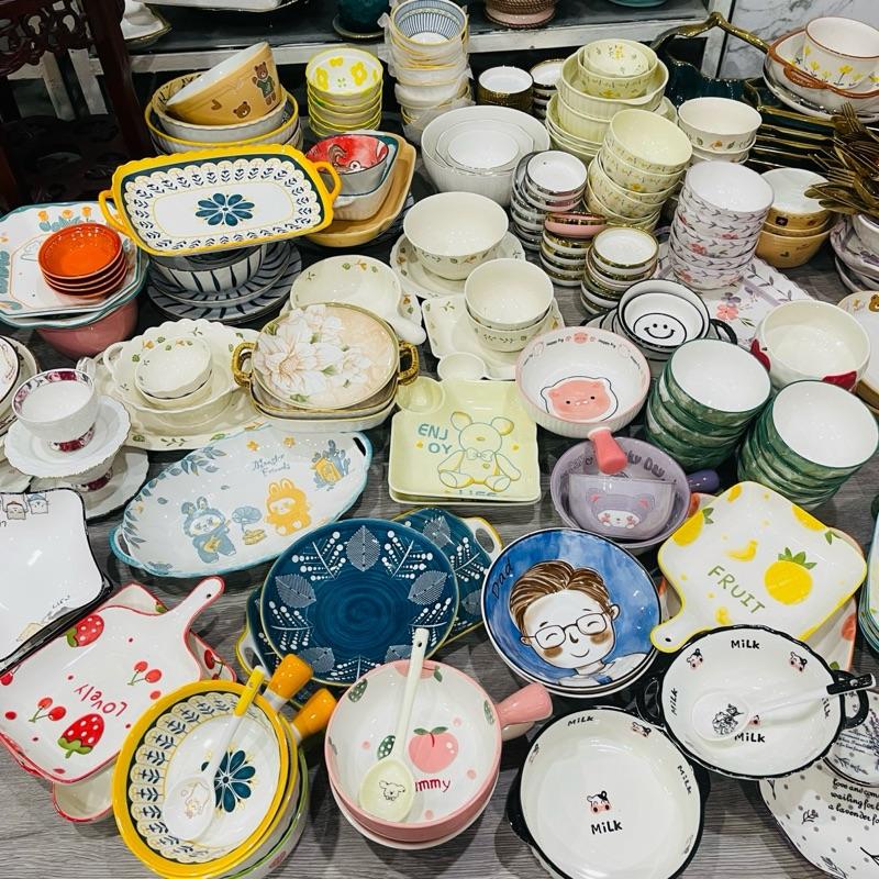 Sale hàng đẹp 50k lẻ món bát đĩa gốm sứ 3D cao cấp.!