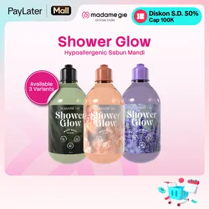 [EXCLUSIVE PEONY] Madame Gie Shower Glow - Sabun Mandi Cair Mencerahkan Kulit dan Ph Balanced Soap Pencerah Tubuh