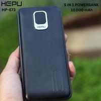 Gambar Powerbank 10000mAh  HEPU HP-965  Kompatibel Semua Tipe Handphone - PUTIH dari Hepu Store Kota Administrasi Jakarta Pusat 4 Tokopedia