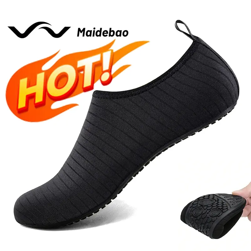 36-45 Sepatu Aqua Karet untuk Pria Wanita Sepatu Pantai Tanpa Alas Kaki Cepat Kering  Sepatu Olahraga Air Antiselip