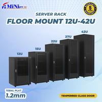 Gambar Minipro Rack Server 12U 15U 18U 22U 27U 32U 42U - 6U 600x450mm+complete dari Minipro Network Kota Administrasi Jakarta Pusat 1 Tokopedia