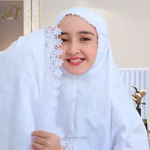 Arshaka 786 - Mukena Anak Mewah 2in1 Sutra Full Bordir Renda Serangkai Melati Series Arshaka