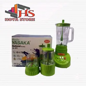 YASAKA blender 3in1 BL 3 PC gelas plastik 1 liter, blender yasaka