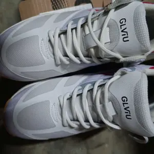 Sepatu Voli GLVIU Momentum Putih Hitam Size 38-44 Sepatu Olahraga Basket Volly Badminton Bulutangkis