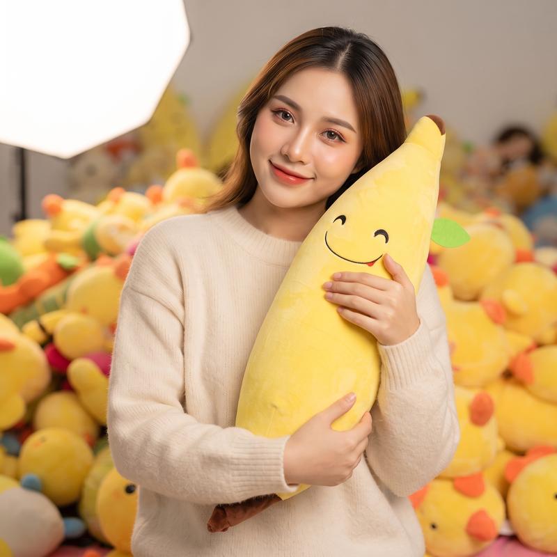 Gấu Bông Trái Bơ Cao Cấp 50cm - Gấu Bông Gối Ôm Giường Ngủ Mềm Mại