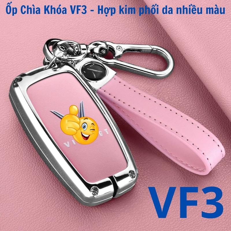 Bao Da Chìa Khóa VinFat VF3 Cao Cấp – Vỏ Bọc Smartkey VF3 Chống Trầy Sang Trọng Chuẩn Form - Thời Trang Nhiều Màu