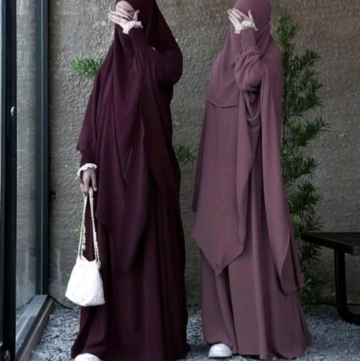 Abaya Zulfia series premium by Mahira Menggunakan Bahan airflow inport premium Tersedia FO dan Basic Non Pad 1