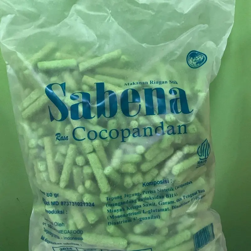 Snack sabena stik ( 1 dus isi  5 pack) ada berbagi macam variant rasa dan juga bisa rasa mix Camilan 3