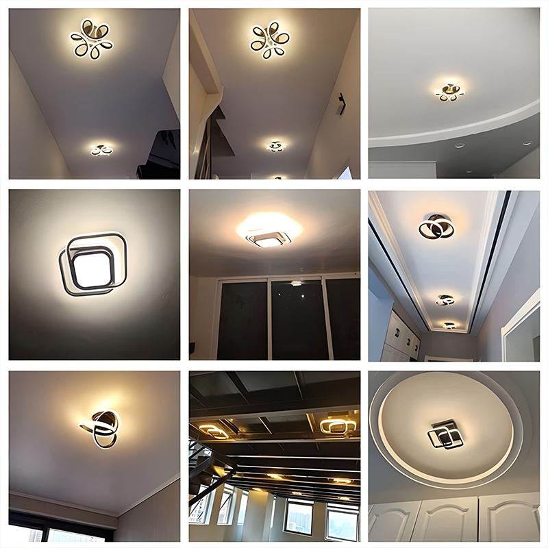 Product Introduction of 3 Warna Lampu Lorong Plafon LED Ceiling Light Lampu Hias Rumah Ruang Tamu Kamar Minimalis Tempat Lampu Plafon LED Ceiling lamp 36W Ruang Tamu Kamar Minimalis Tempat Lampu 69