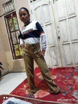Product Review of HANDS UP - JINISO Cargo Baggy Celana Jeans Wanita Highwaist from m**a A**🇸 2