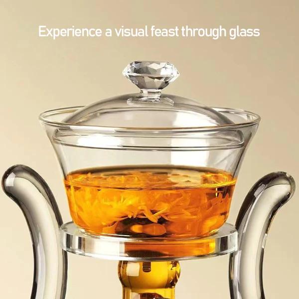 Product Introduction of Bộ Ấm Trà Tự Động, Thủy Tinh Borosilicate Cao, Thiết Kế Đơn Giản Và Dễ Vận Hành, Thích Hợp Pha Trà, Sử Dụng Tại Nhà Hoặc Văn Phòng, Lý Tưởng Để Chăm Sóc Khách, Hoặc Cung Cấp Bộ Ấm Trà Làm Quà Tặng. 7