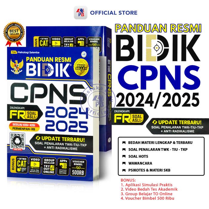 Gambar Buku CPNS 2024 2025 / Panduan Resmi Bidik CPNS 2024-2025 (Update Terbaru) Sesuai Kisi kisi PERMENPAN-RB / Forum Edukasi Group - FE dari Pustaka Baru Press Kab. Bantul Tokopedia