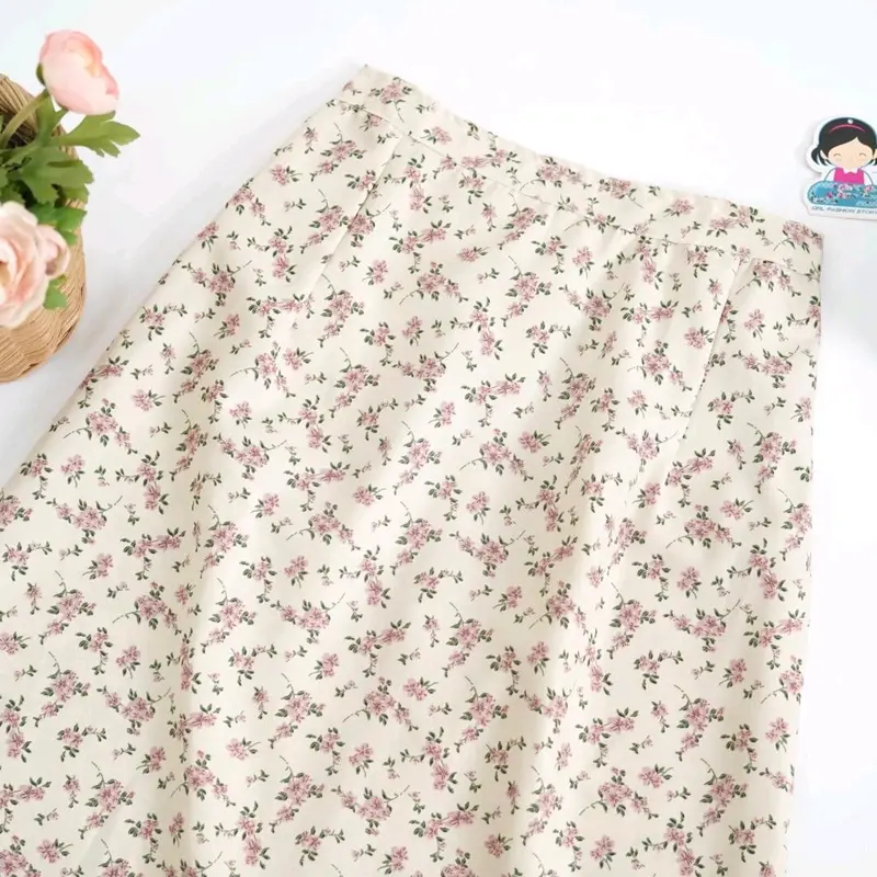 CH GAMAR A LINE SHAKILA SKRIT ,ROK FLORAL 4