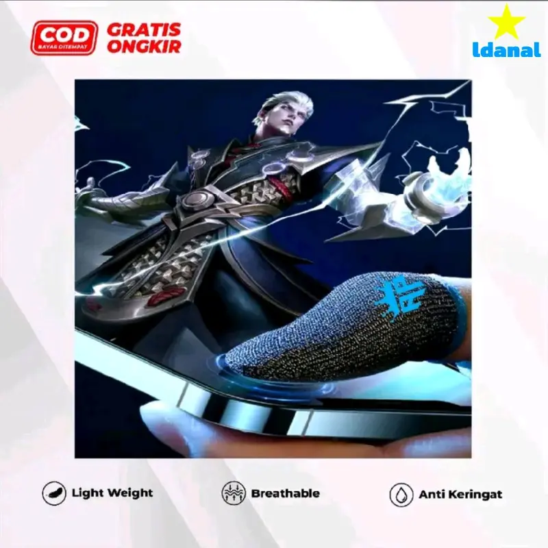 Sarung Jempol AP KING bang andra st sarung jempol game ff mlbb free BOX Pouch Dompet AP KING 1