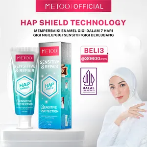 [BPOM] METOO PASTA GIGI HAP - Fresh Mint 100gr / HAP Shield Sensitive Care Toothpaste / Memperbaiki enamel gigi / gigi sensitif / gigi berlubang / gigi ngilu / HAP odol/ Hidroksiapatit / Mempe