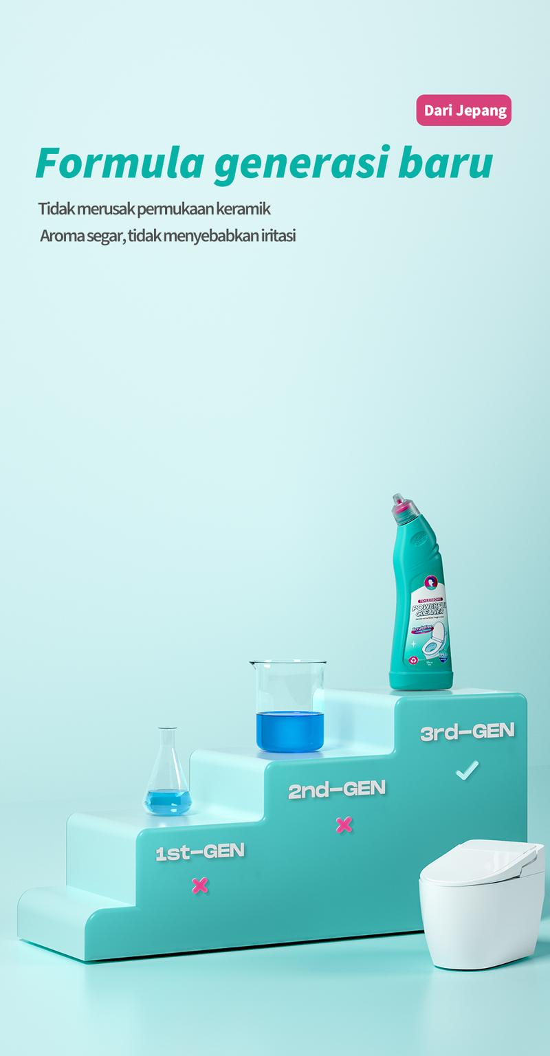 Product Introduction of 【inemjogja X Logeski】Logeski pembersih kerak wc Toilet Bowl Cleaner memiliki daya pembersihan yang tinggi. Tidak perlu menggosok dengan keras. Membersihkan toilet, mendisinfeksi dan membersihkan 99,9% 5