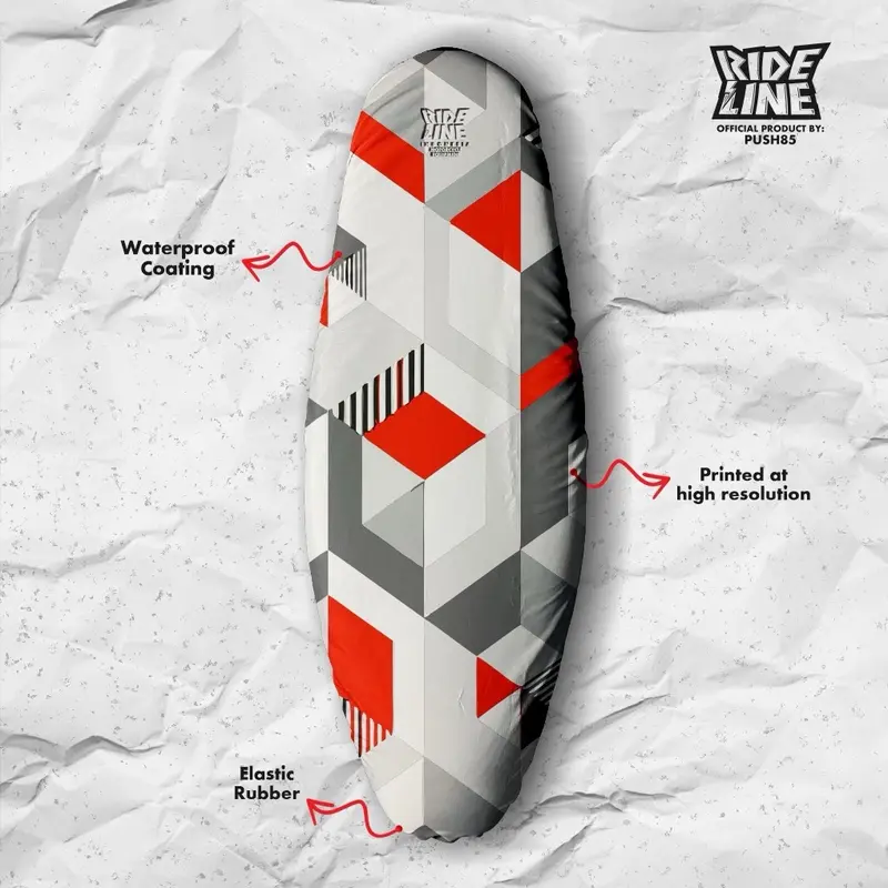 Rideline abstrak seat cover - sarung jok motor full print 4