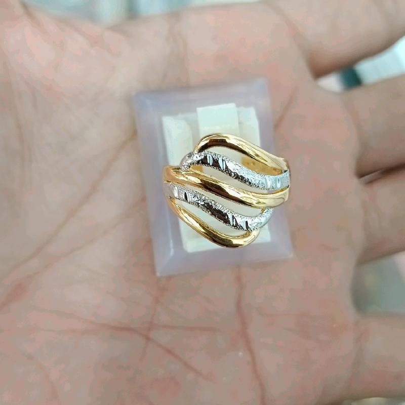 Cincin jubay Mata Full dan Bunga Awet dan Tahan Lama - Aksesoris, Elegan, lapis Emas 22 K 2