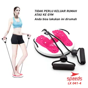 SPEEDS Waist Twisting Alat Olahraga Trimmer Jogging Gym Kaki Body Plate Alat Olahraga 041-4