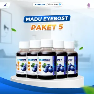 [Paket 5 Botol Eyebost] - Bantu Memelihara Kesehatan Mata Pilihan Keluarga BPOM suplemen  kesehatan