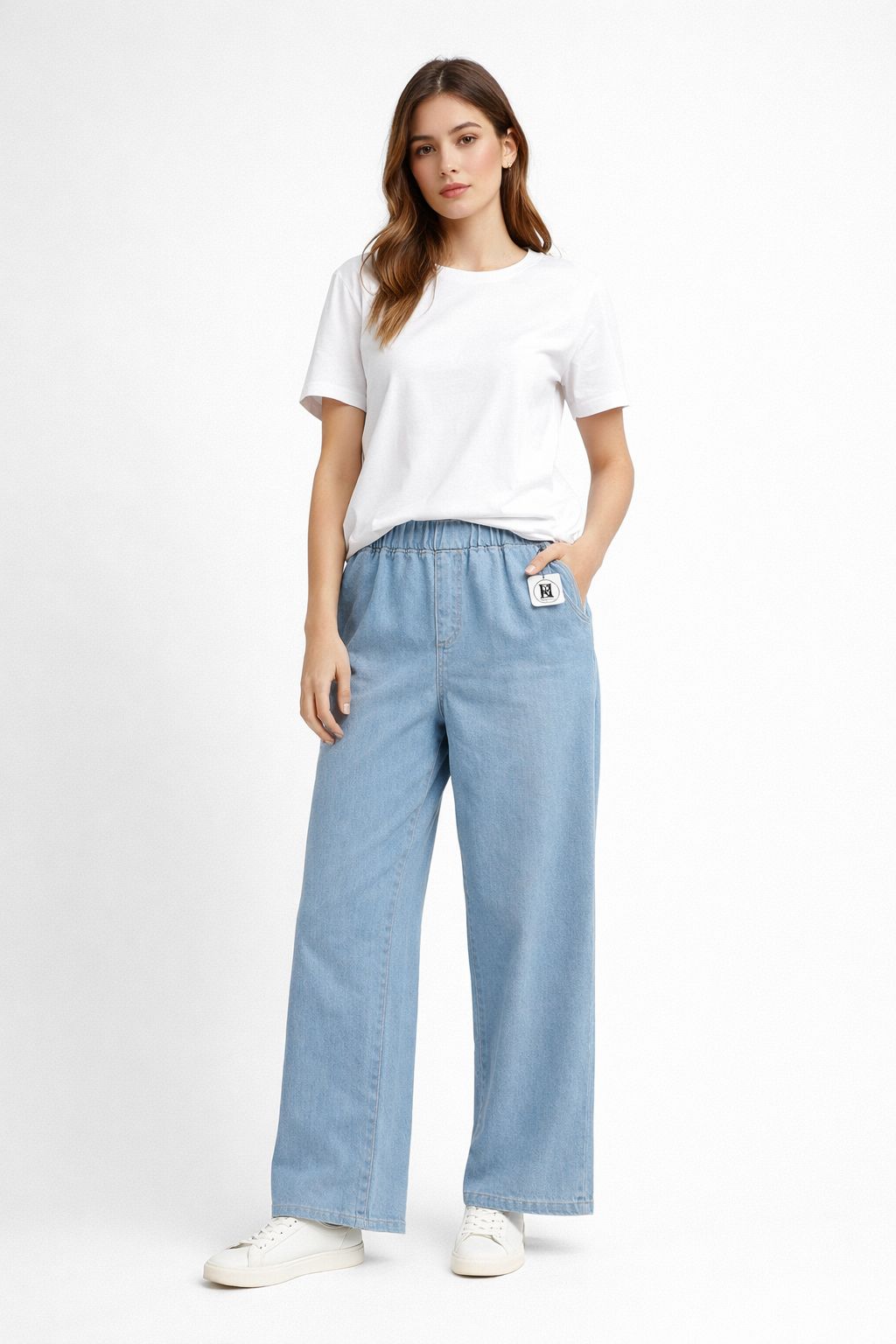 Kulot Jeans Skena Trendy Model Oversize Celana Jeans Wanita Fashionable dan Nyaman Celana barrel jeans wanita