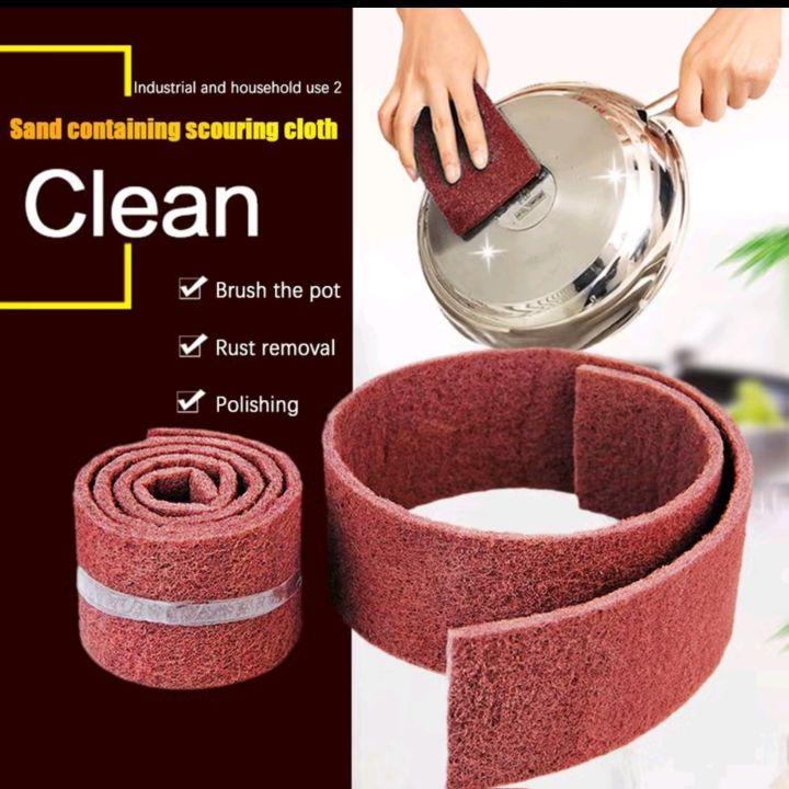 Product Introduction of Miếng Cọ Đa Năng 100cm Rửa Nhà Bếp, Vải Lau Đa Năng, Dày Dặn, Miếng Cọ Rửa Loại Bỏ Gi Sét, Cho xoong nồi... 27