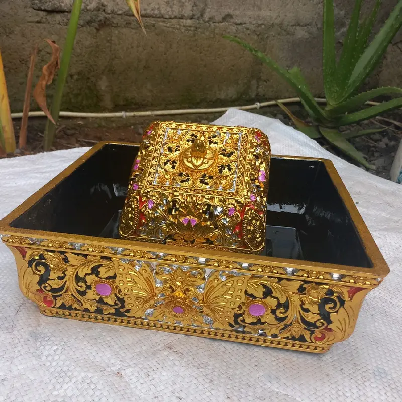 bokor kotak uk.28cm bahan melamin 8