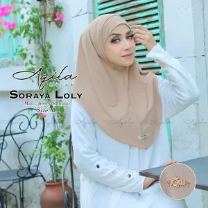 Aqila Hijab - Soraya Loly Hijab Instan Daily New Sesion | Hijab Instan Jersey