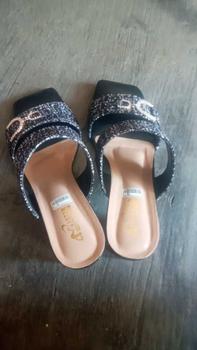 Product Review of Sultan Shoes | Sendal Hak Tahu 5 cm Wanita Flat Slop Tali Kokop Kekinian Aksesoris Gesper Rantai D | Sandal High Heel 5cm CasuaL from f**y 0