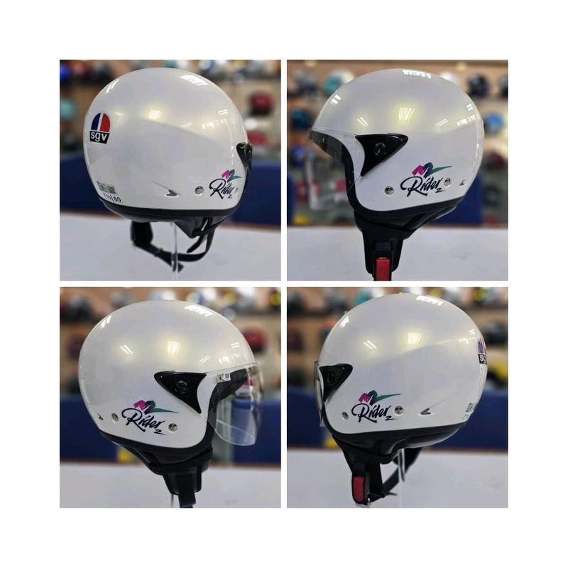 PREMIUM HELMET SGV RIDER 2 GOLD PEARL NEW COLOUR - TikTok Shop Malaysia