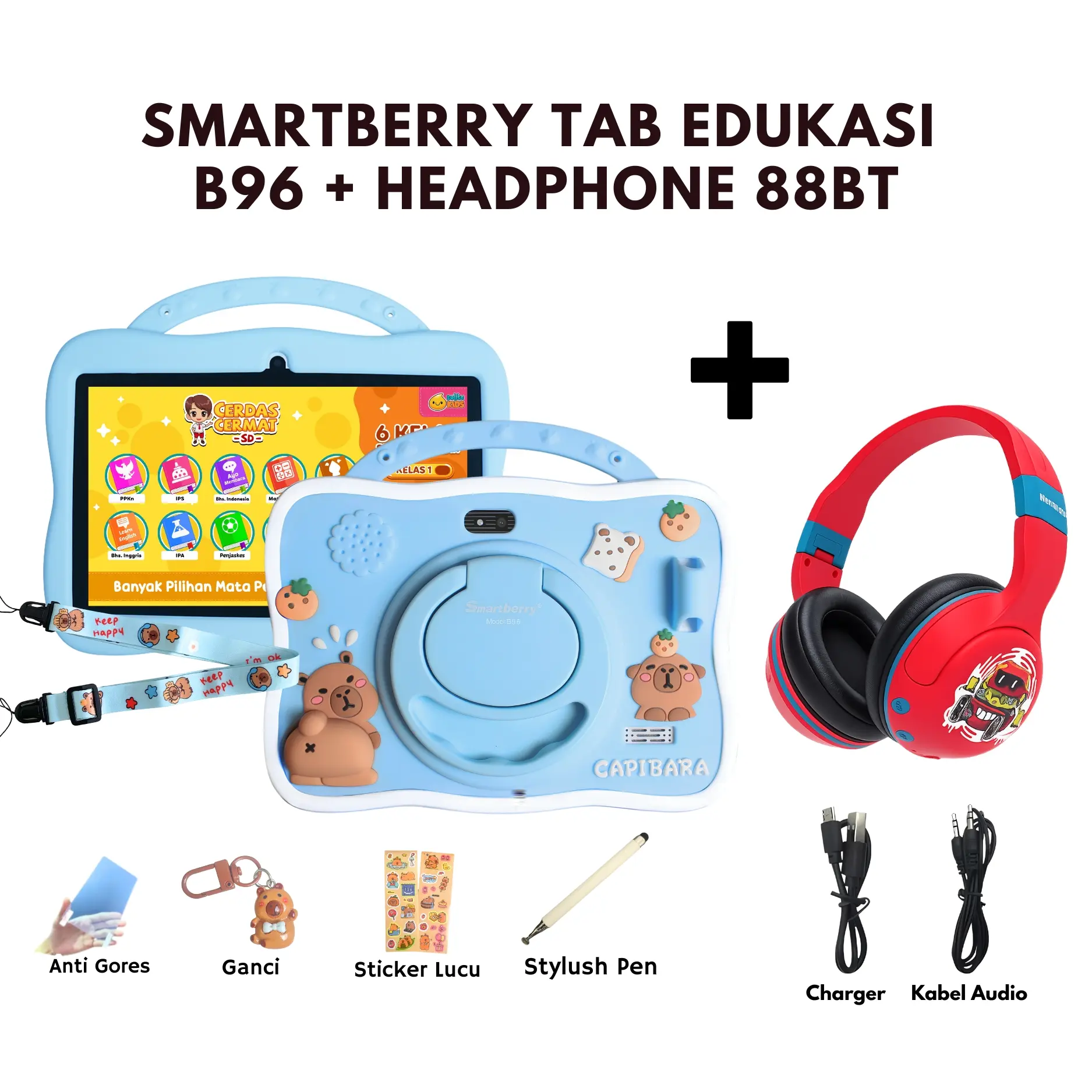 B96 BIRU + 88BT MERAH