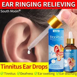 Obat Congek Menahun/ Cairan Pembersih Telinga / Telinga Berair dan Bau/Telinga Kurang Dengar -/Obat Tetes Telinga -/Pembersih Kotoran Telinga Herbal -/Jingduertongye Pembersih Kotoran Telinga Herbal Tinnitus Tuli