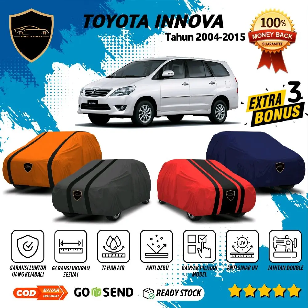 Cover Mobil Selimut Mobil Innova Lama Sarung Mobil Mantel Mobil Toyota Innova Anti Air