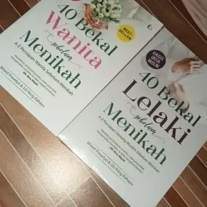 (READY STOCK) Paket Hemat Buku Pernikahan Terlaris - Buku 40 Bekal Lelaki Sebelum Menikah & 40 Bekal Wanita Sebelum Menikah