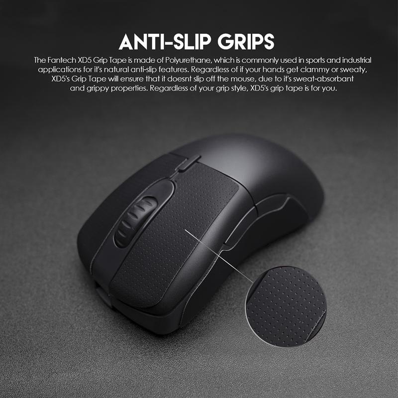 Fantech HELIOS GO XD5 Wireless Mouse Gaming RGB Dual Mode PIXART 3370 6